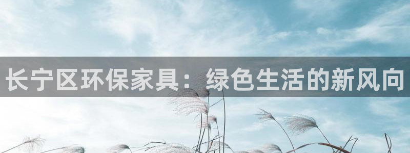 杏耀平台娱乐：长宁区环保家具：绿色生活的新风向