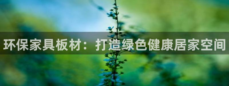 杏耀官网注册：环保家具板材：打造绿色健康居家空间