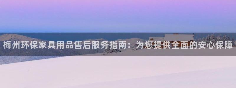 杏耀手机登录线路测速：梅州环保家具用品售后服务指南：为您提供
