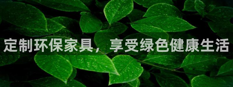 杏耀官网登录：定制环保家具，享受绿色健康生活