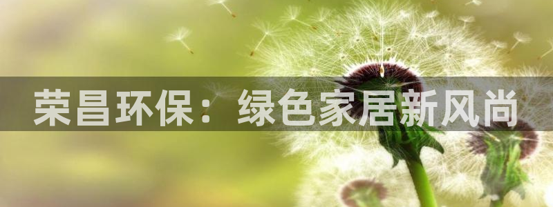 杏耀官方网：荣昌环保：绿色家居新风尚
